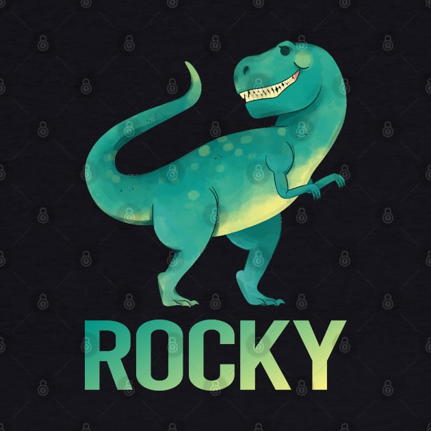 Happy Dinosaur - Rocky Name by Atlas Skate